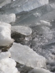 Ice abstract Rondeau Lake Erie